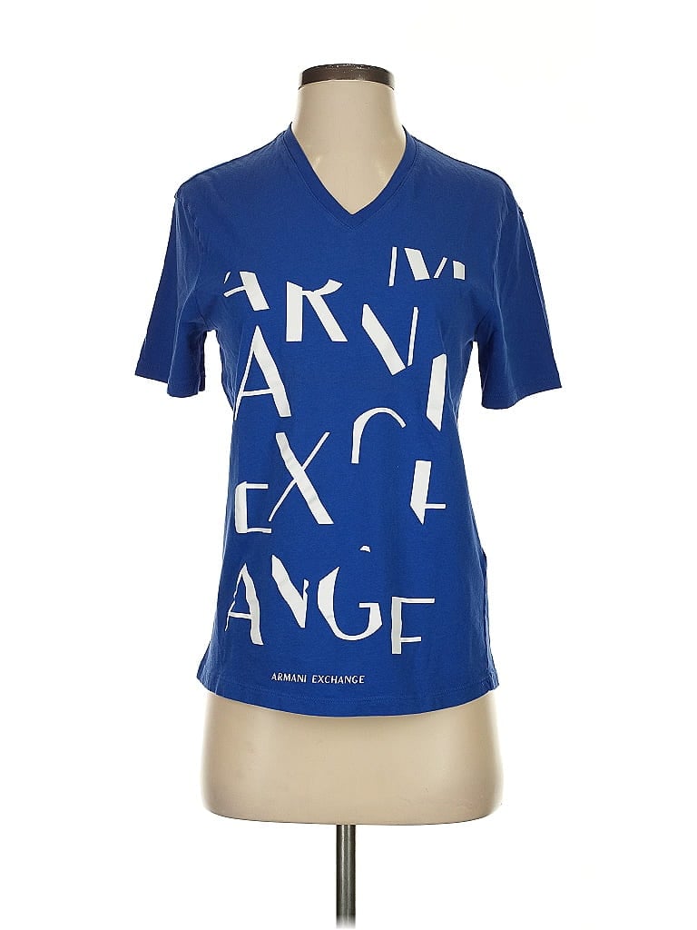 Armani Exchange Blue Short Sleeve T-Shirt Size XS - photo 1