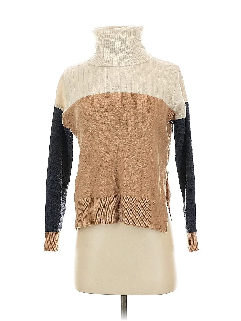 Pre-owned Madewell Wool Pullover Sweater In Brown
