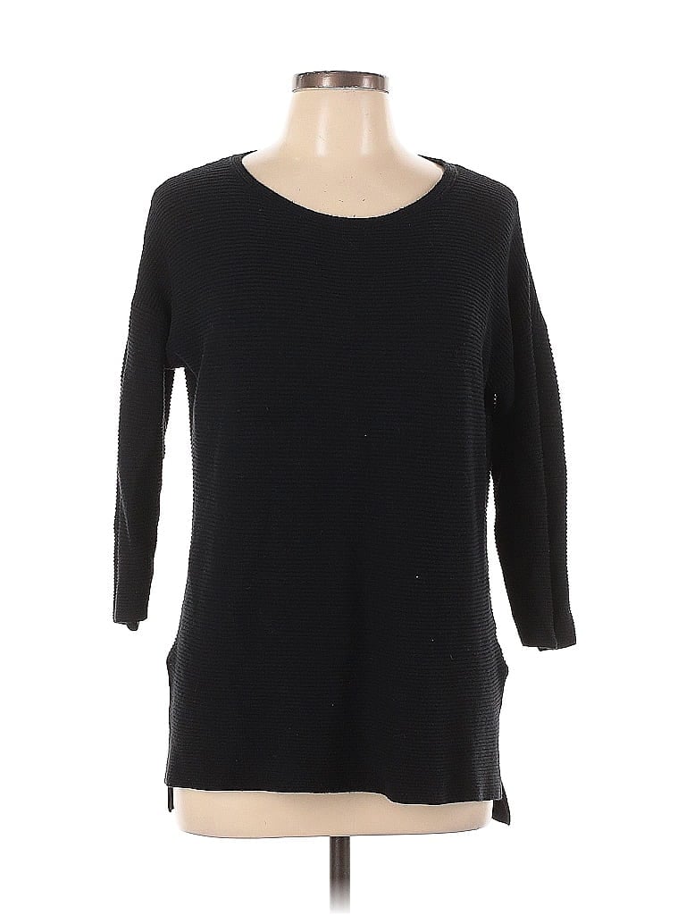 Pre-owned Merona Pullover Sweater In Black