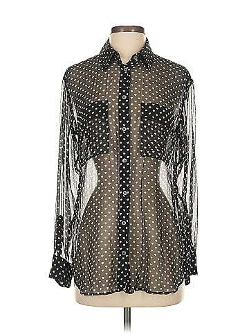 Equipment Long Sleeve Silk Top (view 1)
