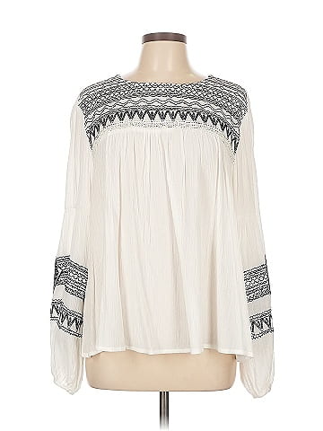 Blue Rain Long Sleeve Blouse (view 1)
