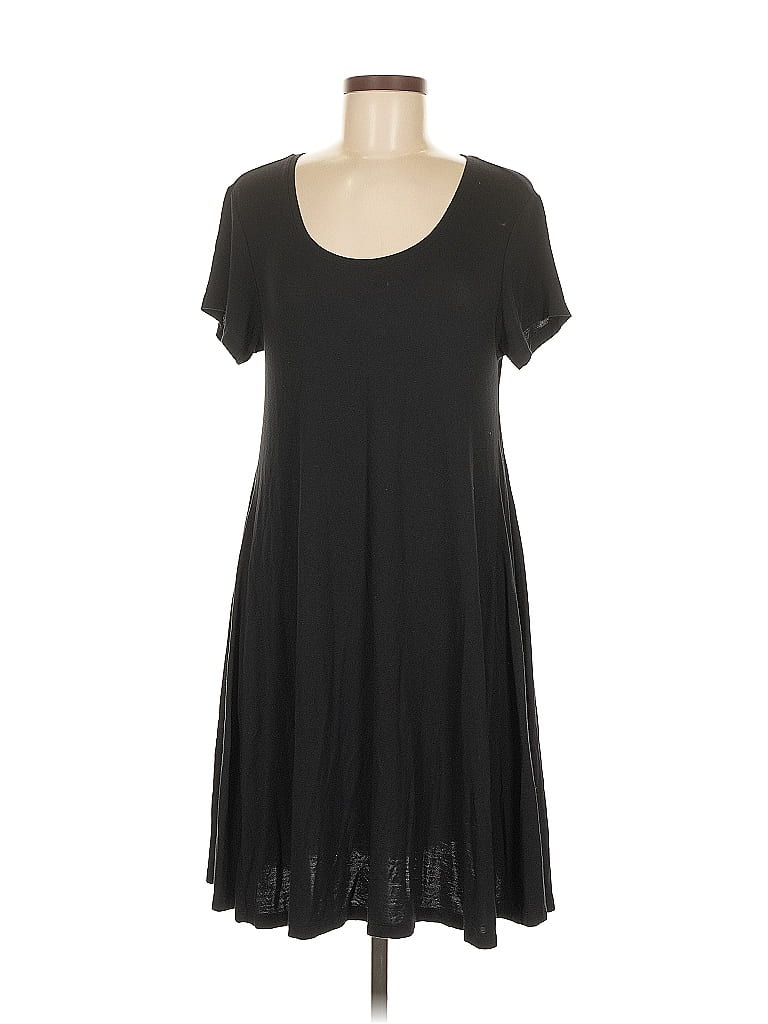 Pre-owned Style & Co Casual Dress In Black