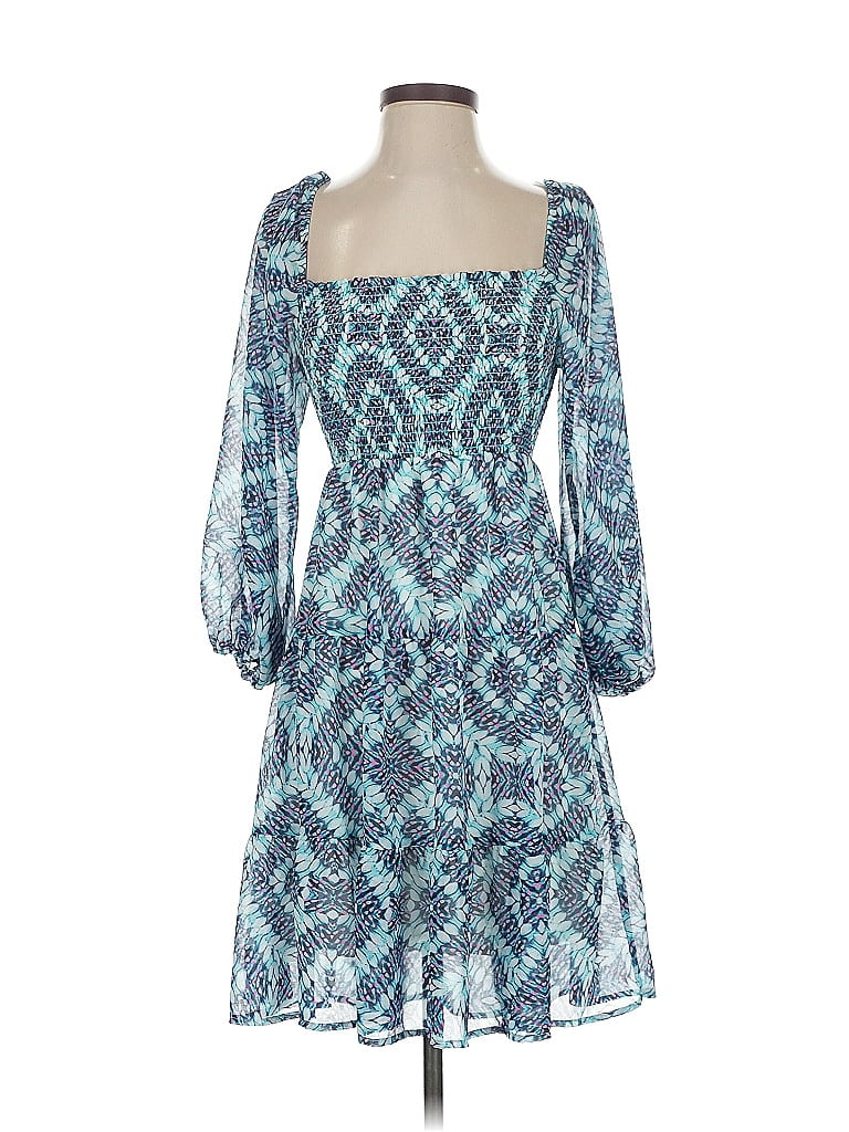 Click to view more detailed imagery on our partner's website Pre-owned Veronica M Cocktail Dress In Blue