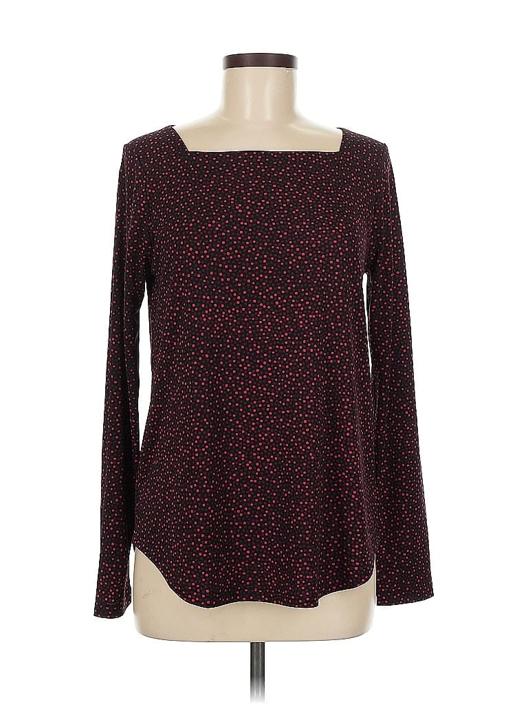 Click to view more detailed imagery on our partner's website Pre-owned Ann Taylor Long Sleeve T-shirt In Burgundy