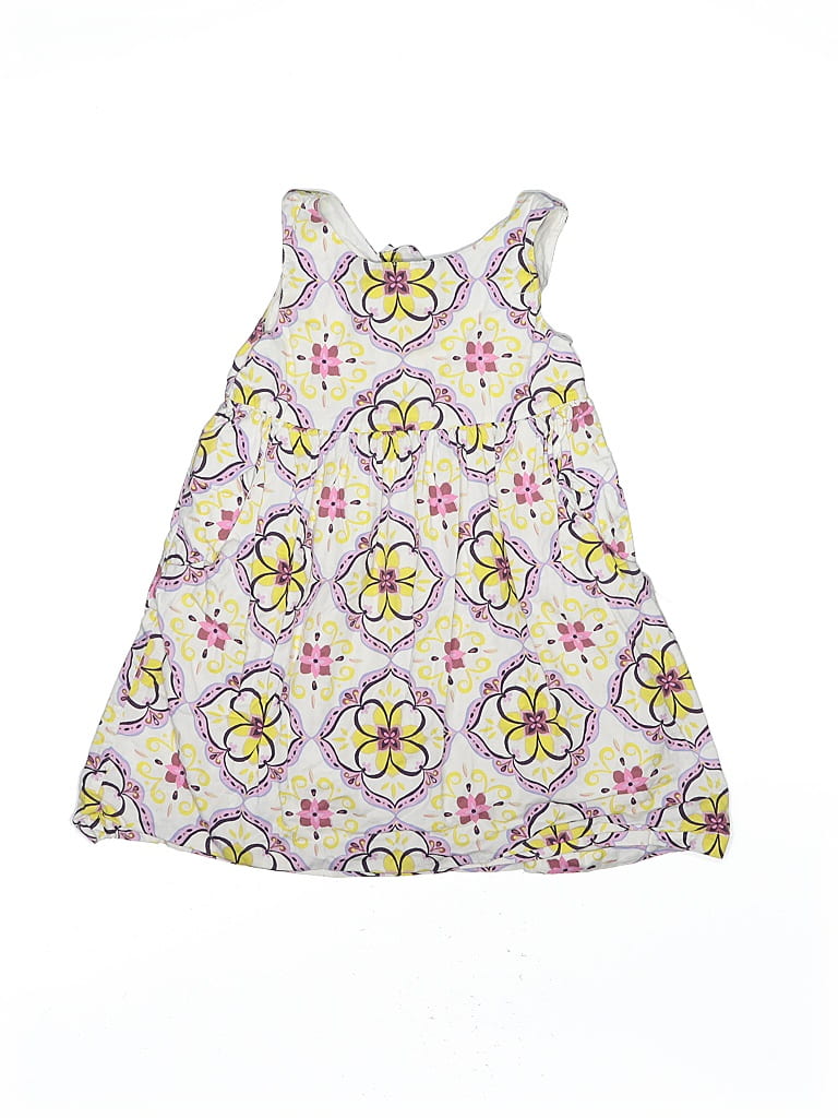Tea 100% Cotton Yellow Dress Size 4T - photo 1