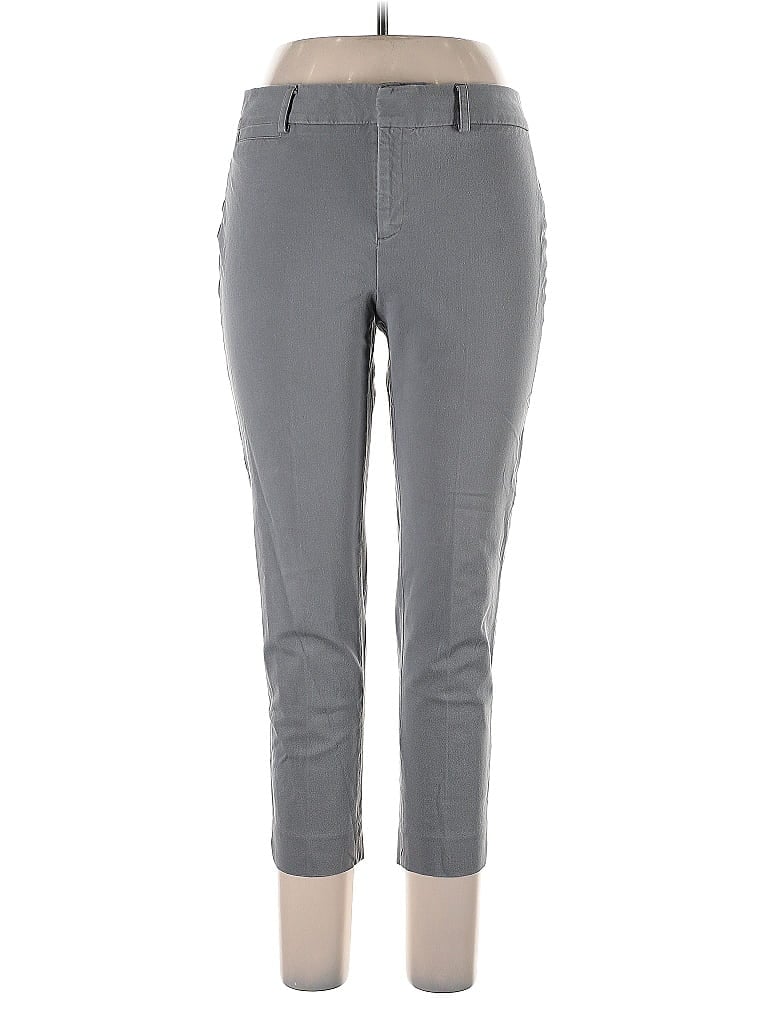 Pre-owned Crown & Ivy Casual Pants In Gray
