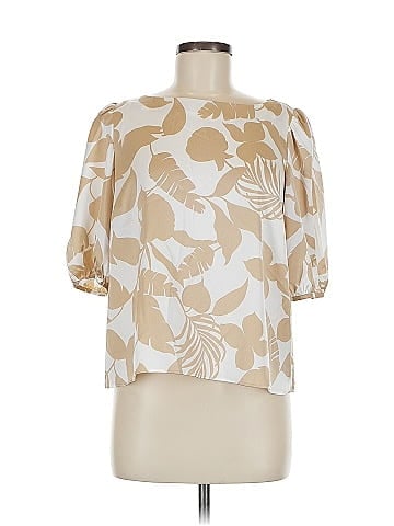 Ann Taylor Short Sleeve Blouse (view 1)