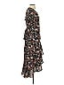 Max Studio Floral Black Casual Dress Size XS - photo 4