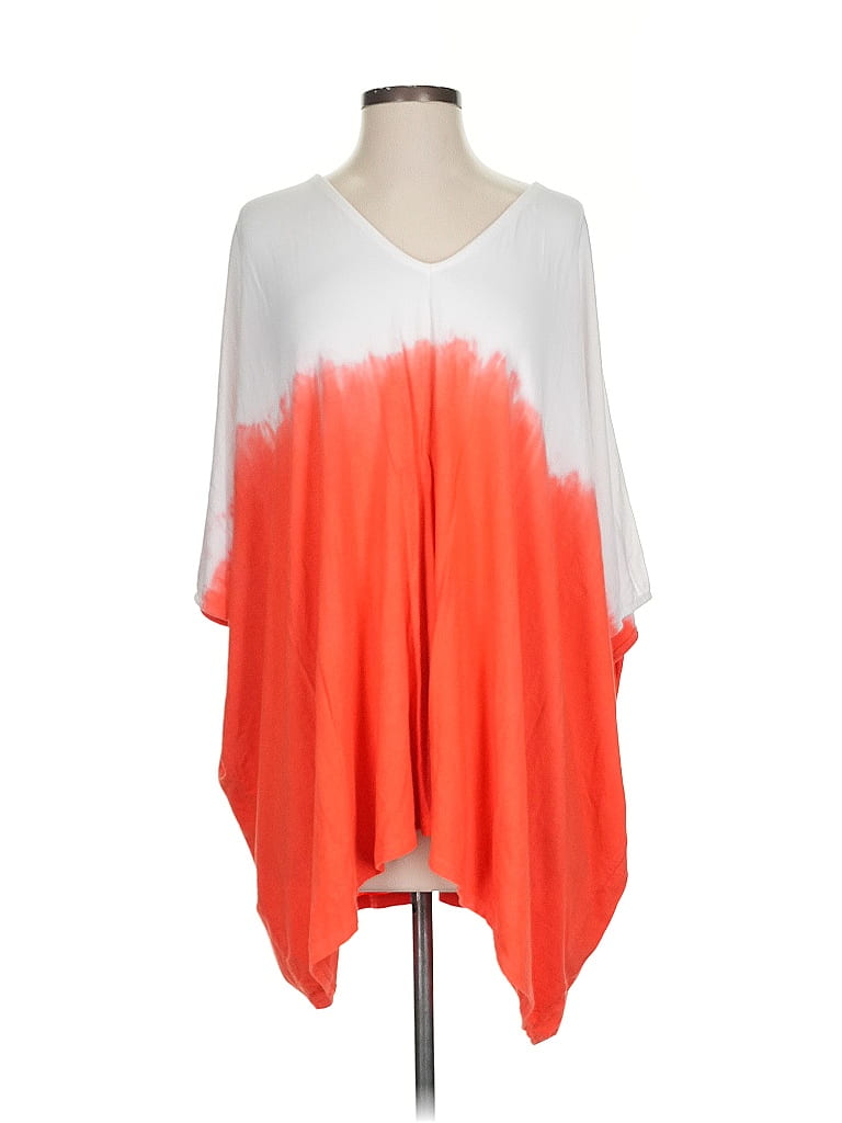 Click to view more detailed imagery on our partner's website Pre-owned Mud Pie 3/4 Sleeve T-shirt In Orange