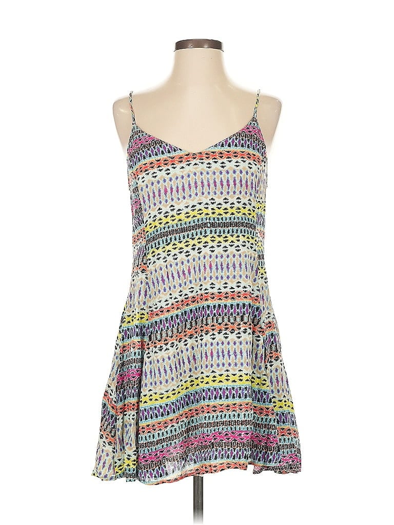 Pre-owned Lush Casual Dress In Gray