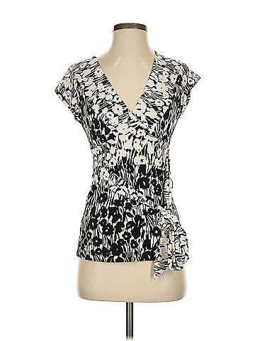 BCBGMAXAZRIA Short Sleeve Blouse (view 1)