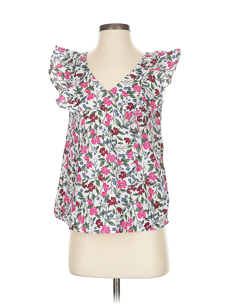 Pre-owned Old Navy Short Sleeve Blouse In Pink