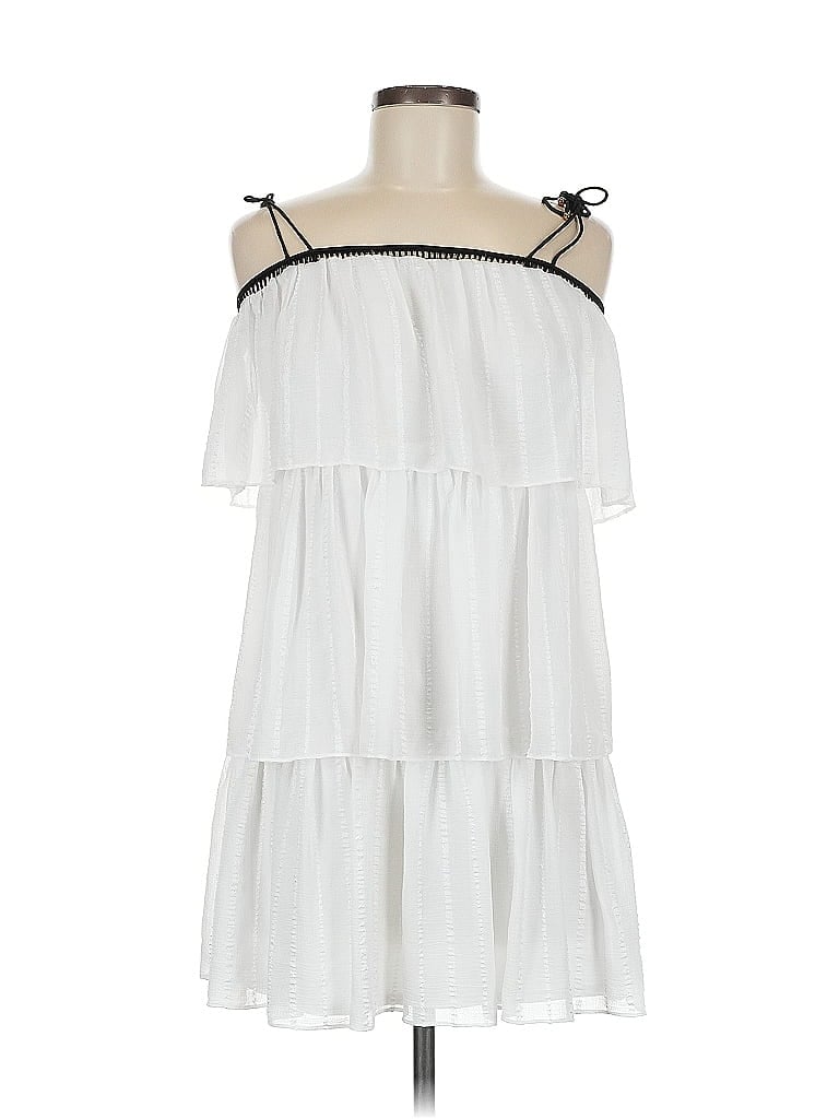 Pre-owned Highline Collective Casual Dress In White