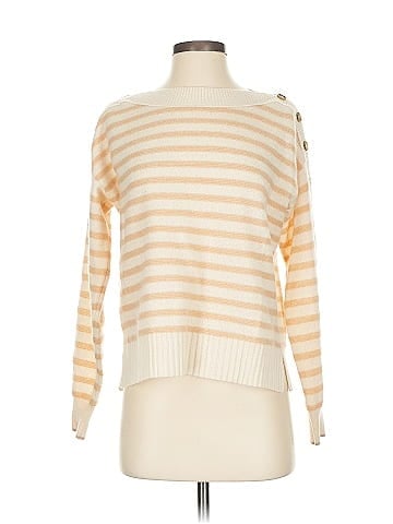 White + Warren Cashmere Pullover Sweater (view 1)
