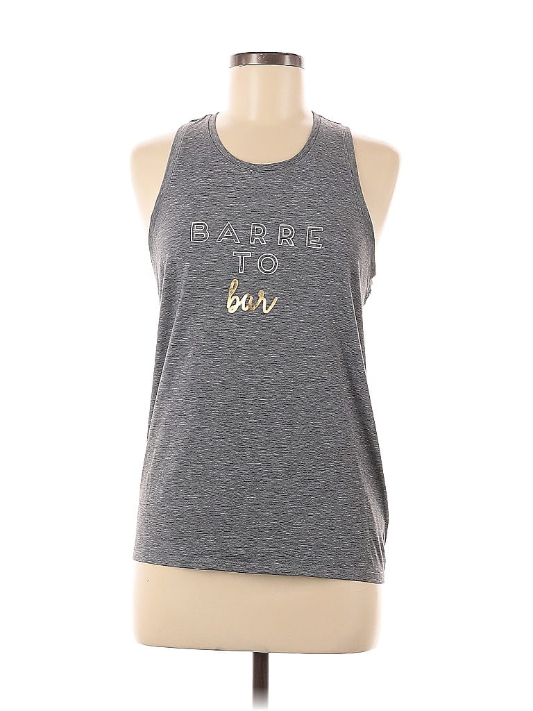 Pre-owned Gap Fit Sleeveless T-shirt In Gray
