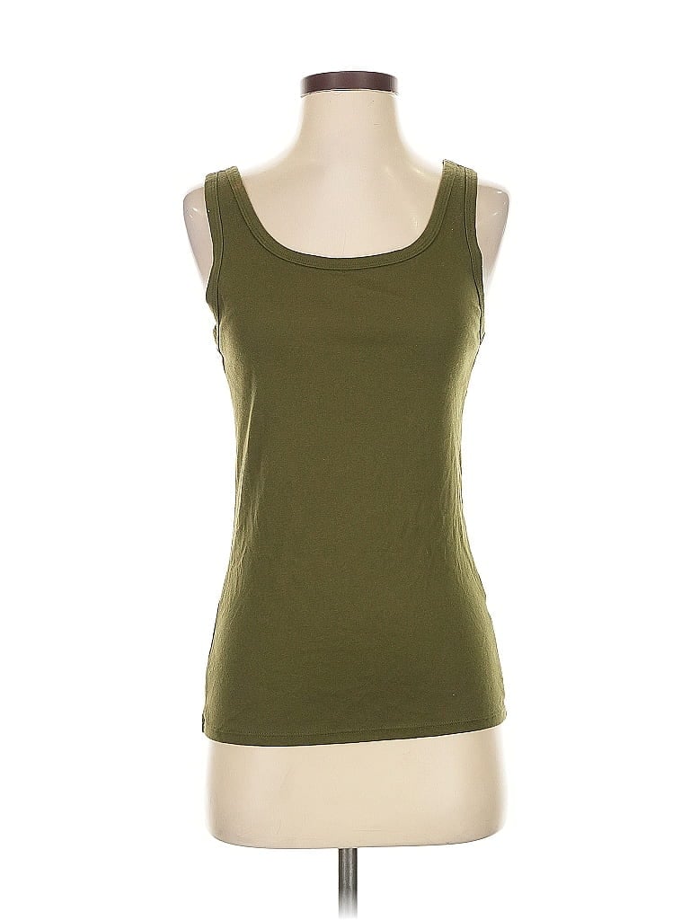 Pre-owned A New Day Tank Top Green Strapless Neckline Tops