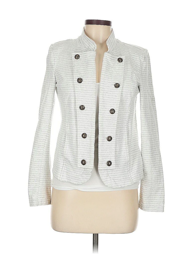 Pre-owned Tommy Hilfiger Jacket In Gray