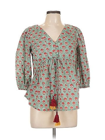 eShakti 3/4 Sleeve Blouse (view 1)