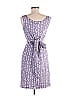 Ann Taylor Factory Print Purple Cocktail Dress Size 4 - photo 2