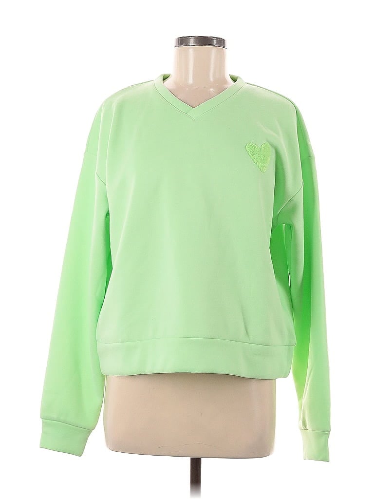 Pre-owned Assorted Brands Sweatshirt In Green