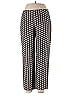 PaperWhite Print Black Casual Pants Size 10 - photo 1