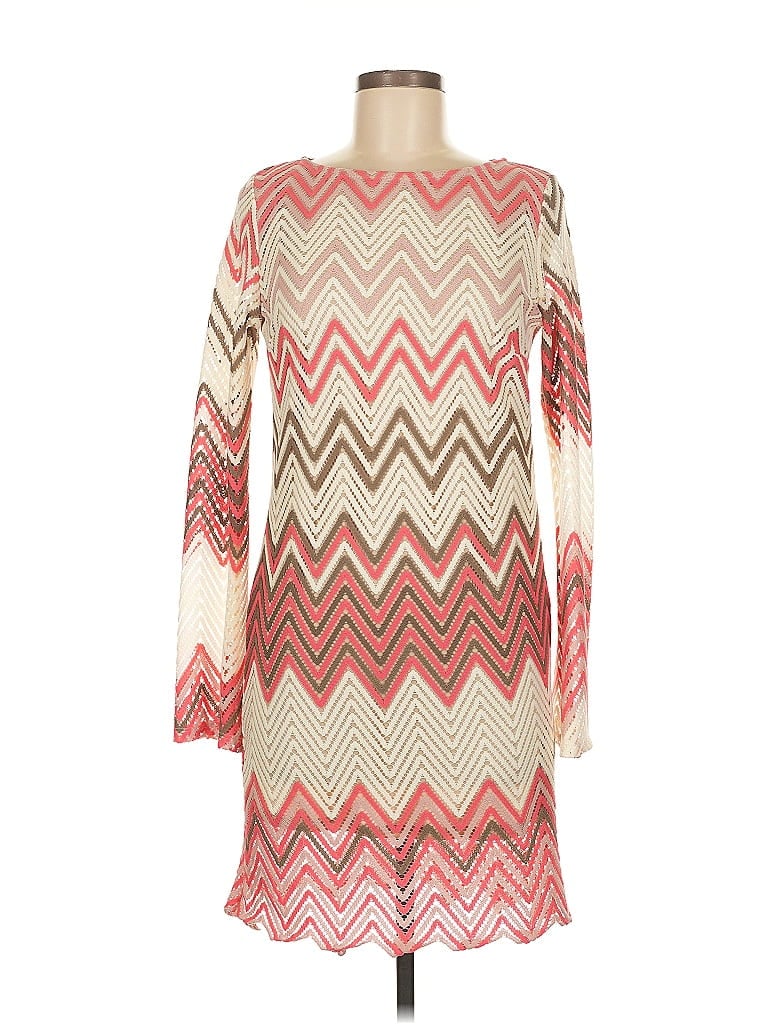 Pre-owned Adrienne Casual Dress In White