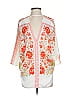 Rose + Olive 100% Polyester Orange 3/4 Sleeve Blouse Size S - photo 1