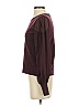 CeCe Burgundy Long Sleeve Top Size XS - photo 4