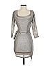 Akira Silver Gray Cocktail Dress Size S - photo 2