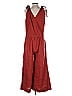 Elan Solid Red Burgundy Jumpsuit Size M - photo 2
