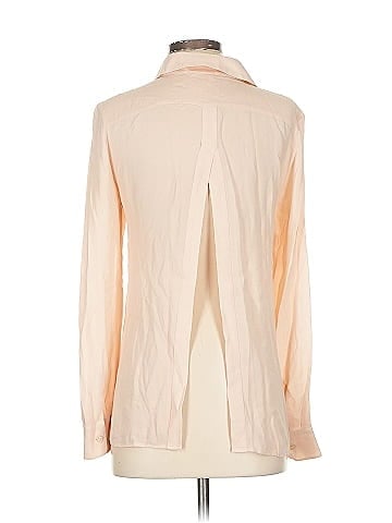 Parker Long Sleeve Silk Top (view 2)