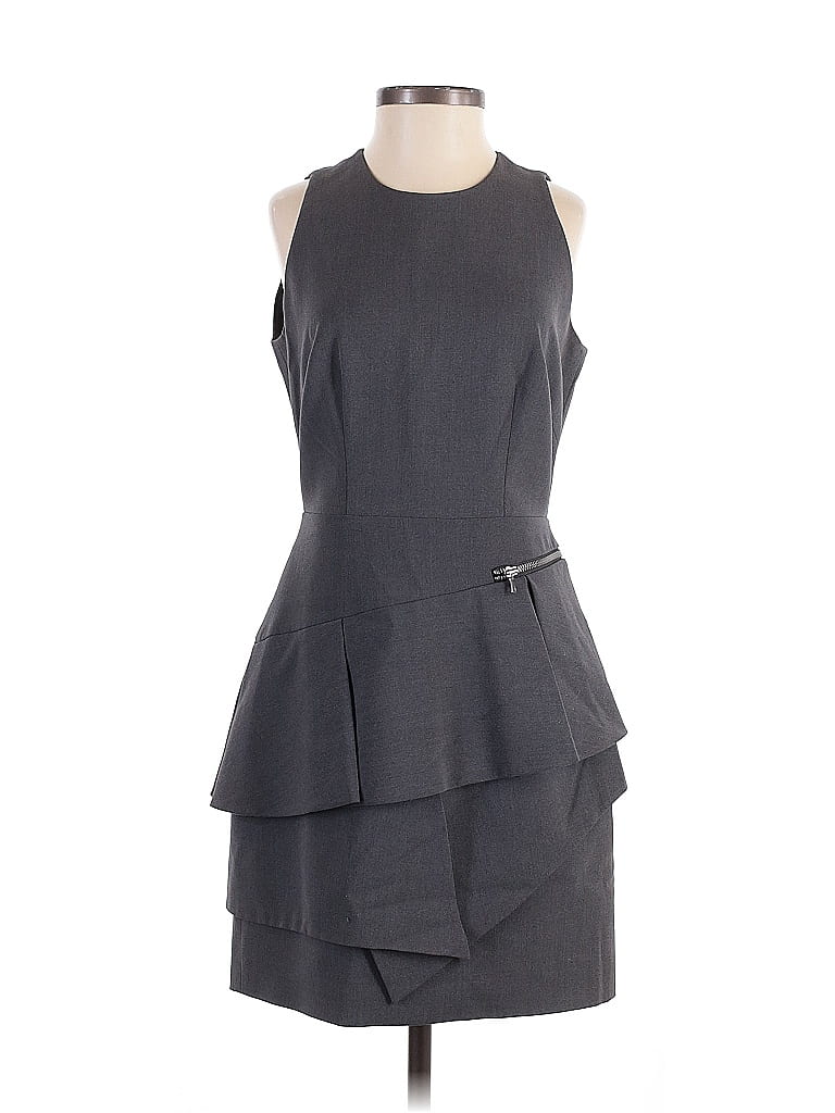 Pre-owned Laundry By Shelli Segal Cocktail Dress In Gray