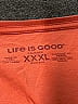 Life Is Good 100% Cotton Orange Short Sleeve T-Shirt Size 3X - photo 6