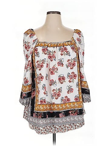 Suzanne Betro 3/4 Sleeve Blouse (view 1)