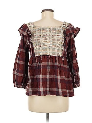 Entro 3/4 Sleeve Blouse (view 2)