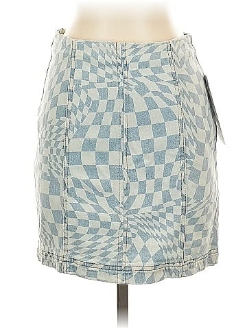 Tinseltown Denim Skirt (view 1)