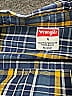 Wrangler Jeans Co Plaid Blue Short Sleeve Button-Down Shirt Size 4 - photo 3