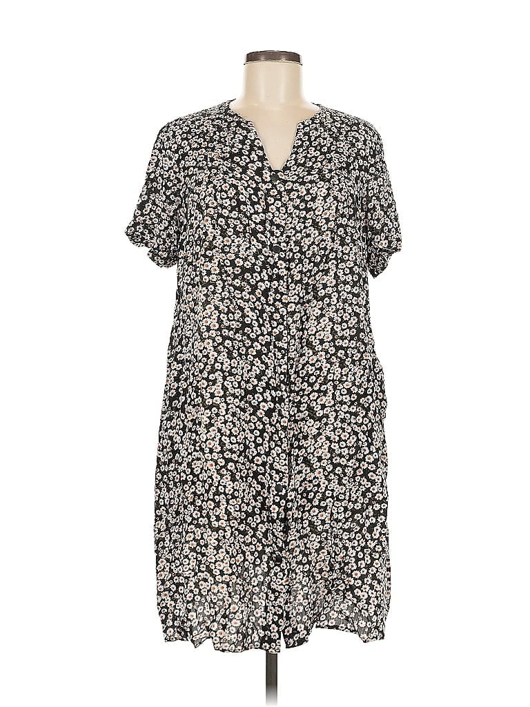 Pre-owned Assorted Brands Casual Dress In Brown