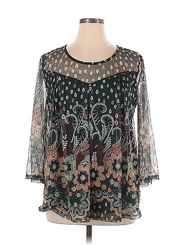 Suzanne Betro 3/4 Sleeve Blouse (view 1)