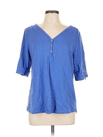 Chico's Short Sleeve Henley (view 1)