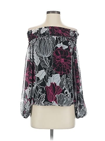 White House Black Market 3/4 Sleeve Blouse (view 1)