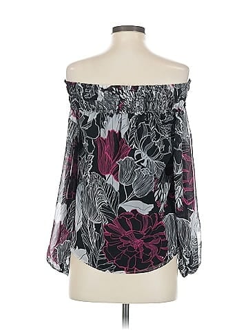 White House Black Market 3/4 Sleeve Blouse (view 2)