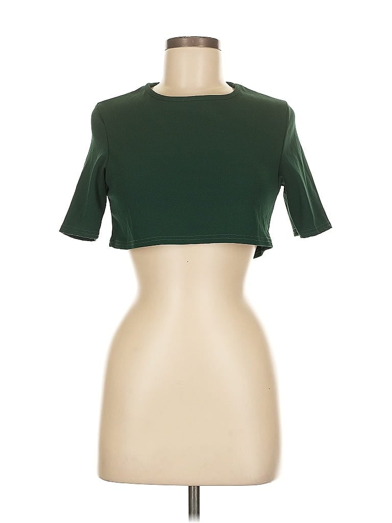 Nasty Gal Inc. Green Short Sleeve Top Size 6 - photo 1