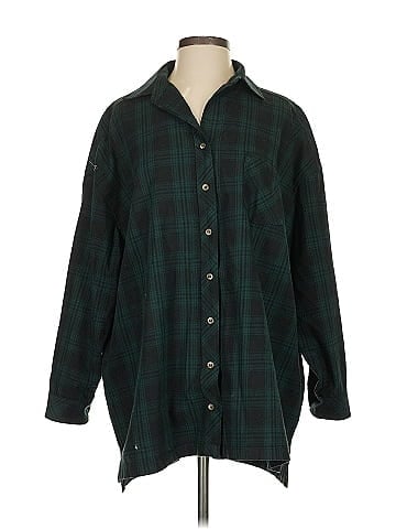 Superdown Long Sleeve Button-Down Shirt (view 1)