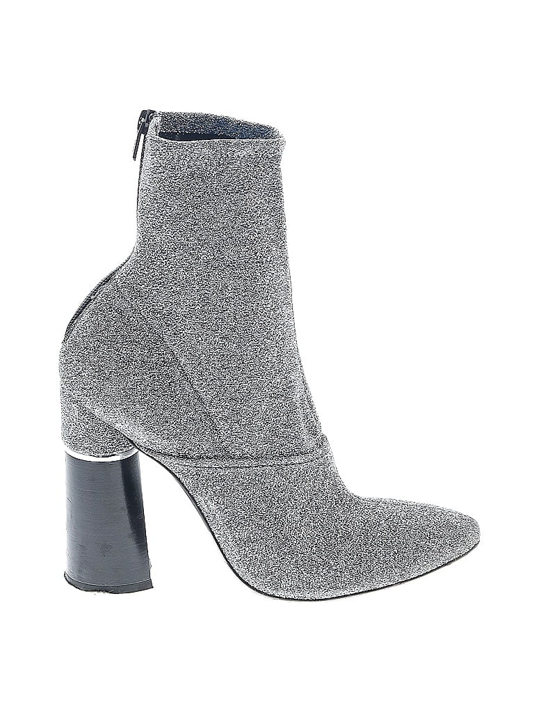 3.1 Phillip Lim Gray Silver Ankle Boots Size EU 40 - photo 1