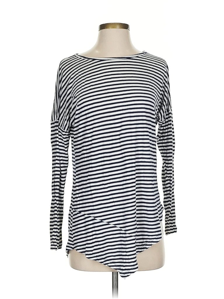 Pre-owned Cabi Long Sleeve T-shirt In Silver