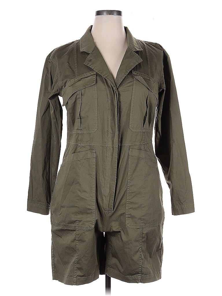 Alex Mill Solid Green Romper Size XL - photo 1