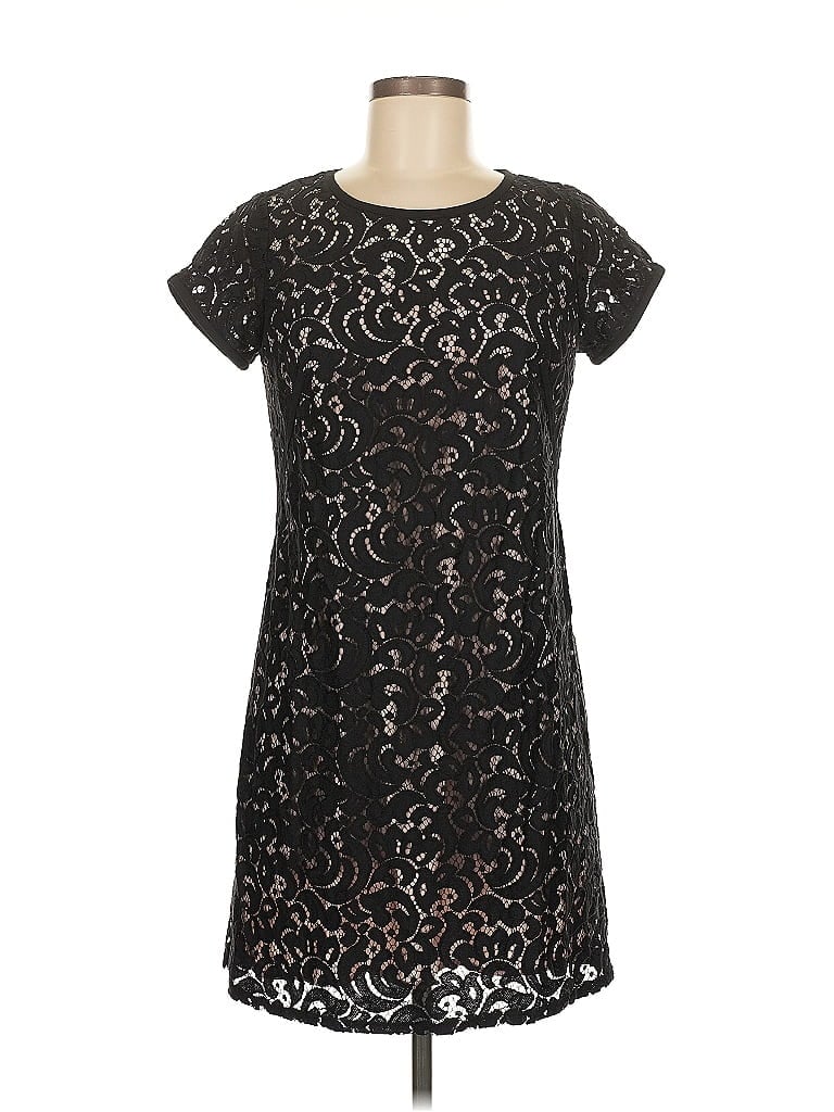 Pre-owned Ann Taylor Loft Casual Dress In Black