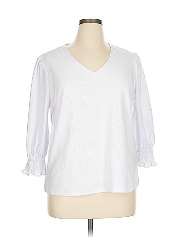 Counterparts 3/4 Sleeve Blouse (view 1)