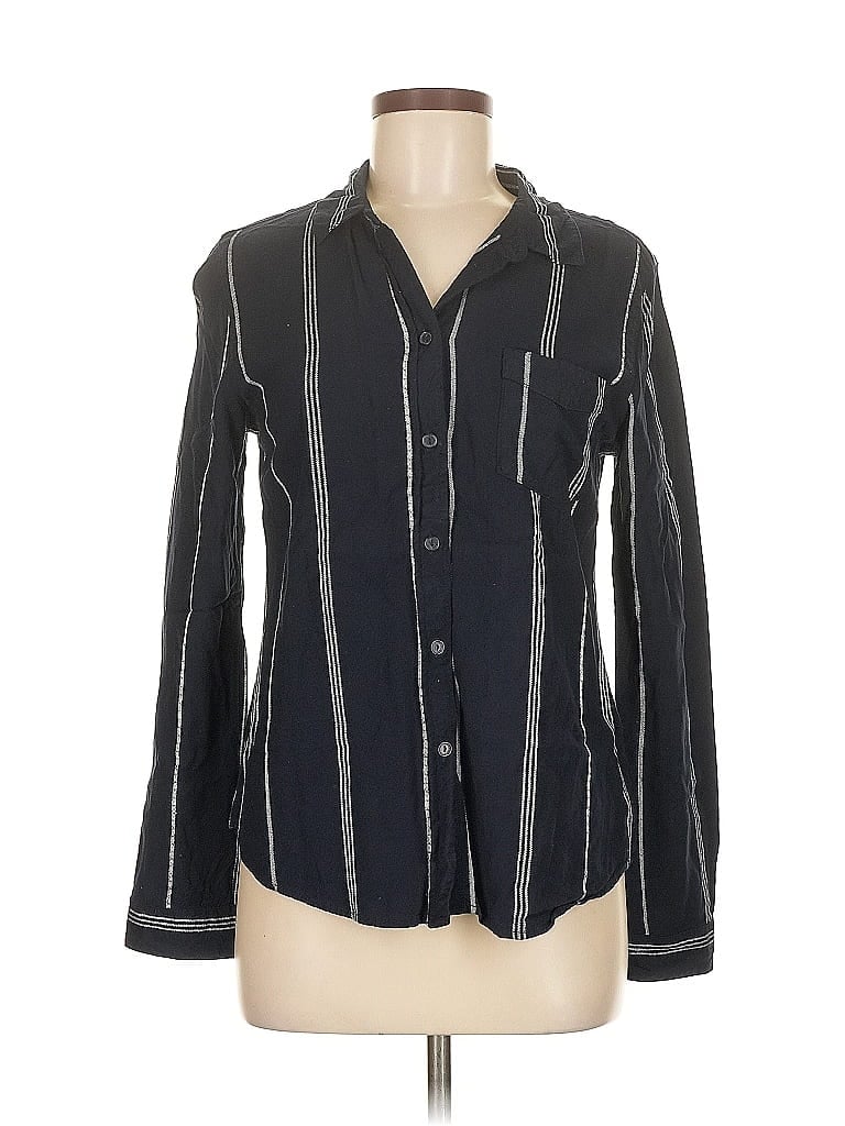 Click to view more detailed imagery on our partner's website Pre-owned Sanctuary Long Sleeve Button Down Shirt In Blue